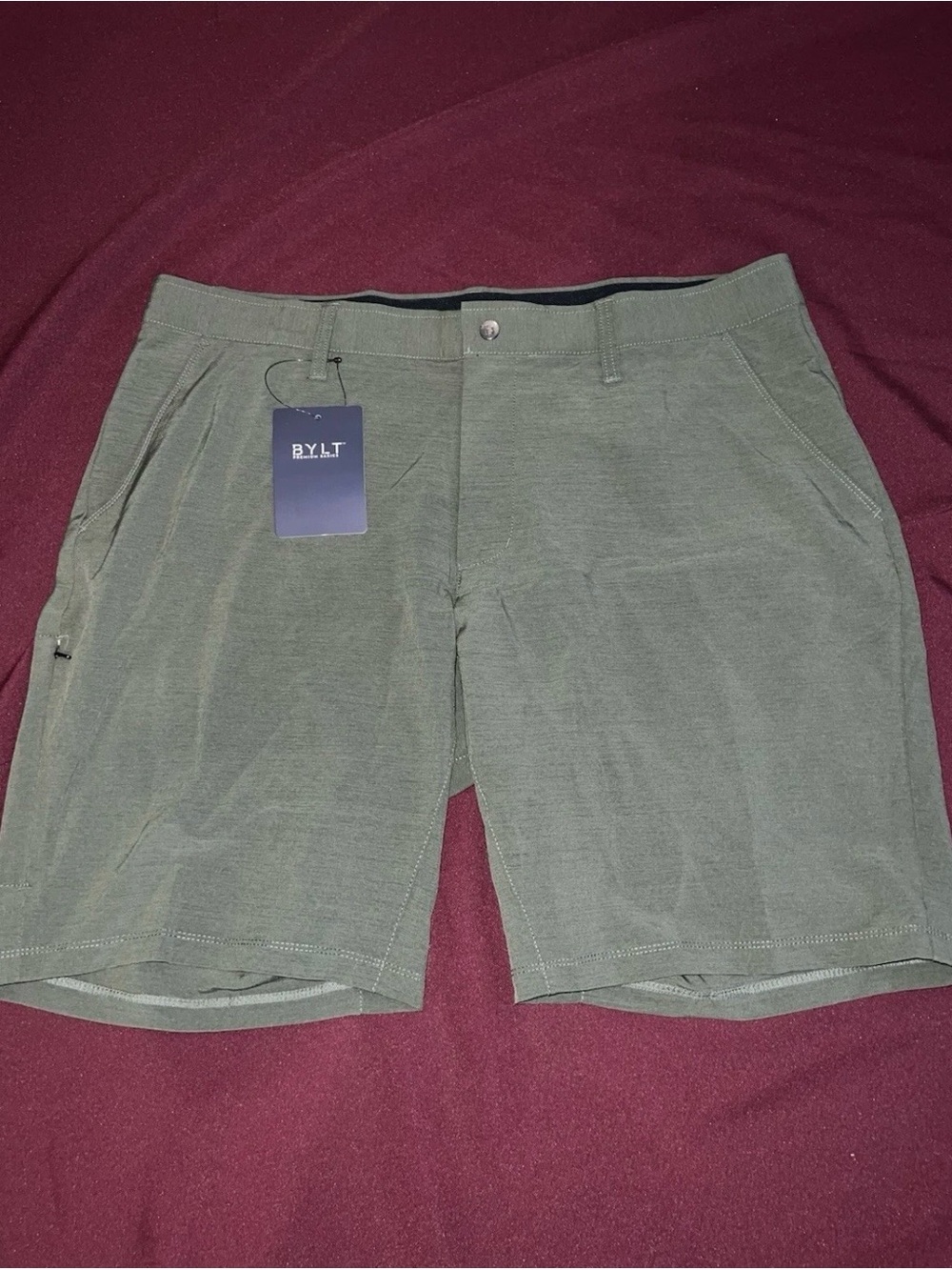 BYLT PREMIUM BASICS DARK OLIVE COLOR  SHORT SIZE 38